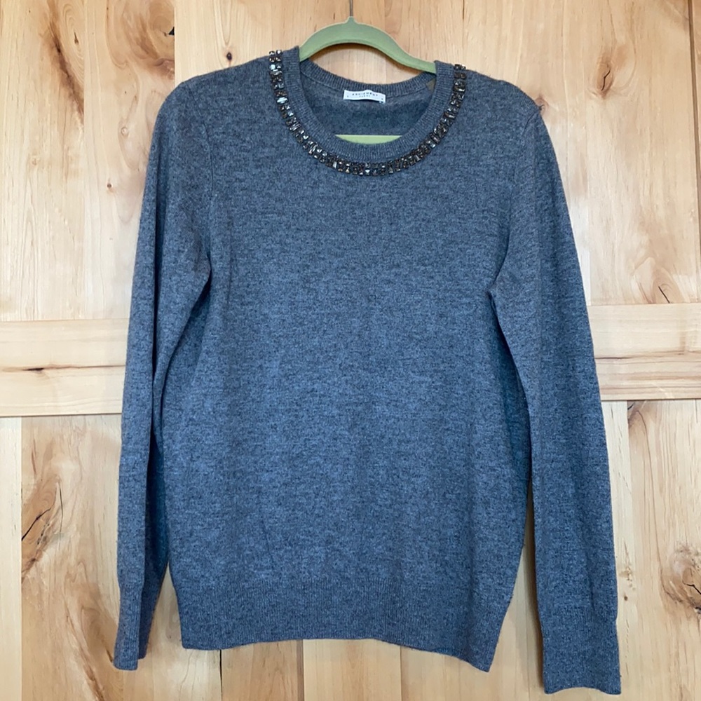 Equipment Jeweled Sweater